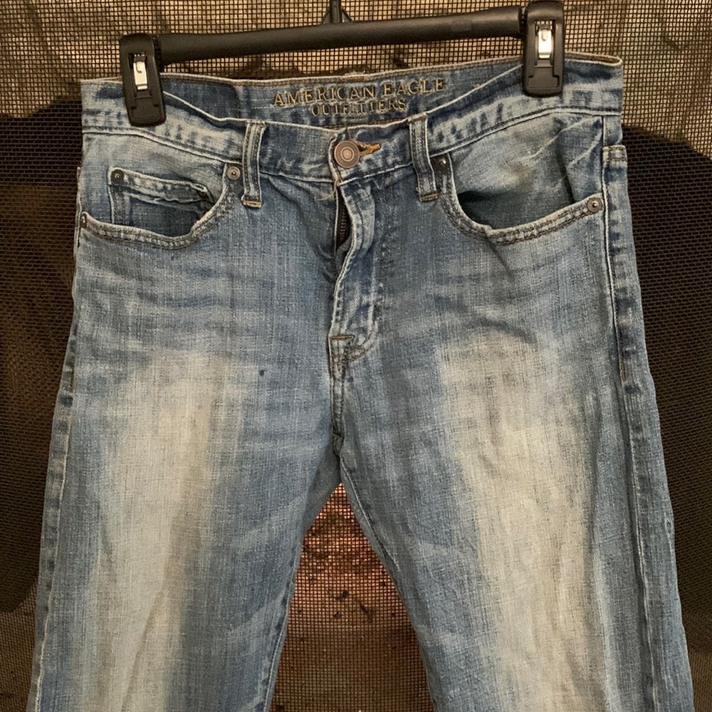 mens american eagle size 28/30 slim straight jeans